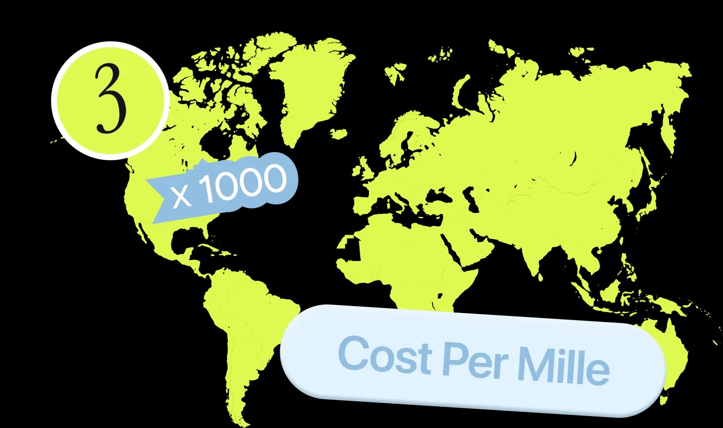 Top CPMs from premium
advertisers for every GEO